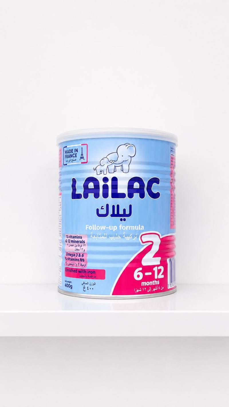 حليب ليلاك رقم ٢  ٤٠٠ غم